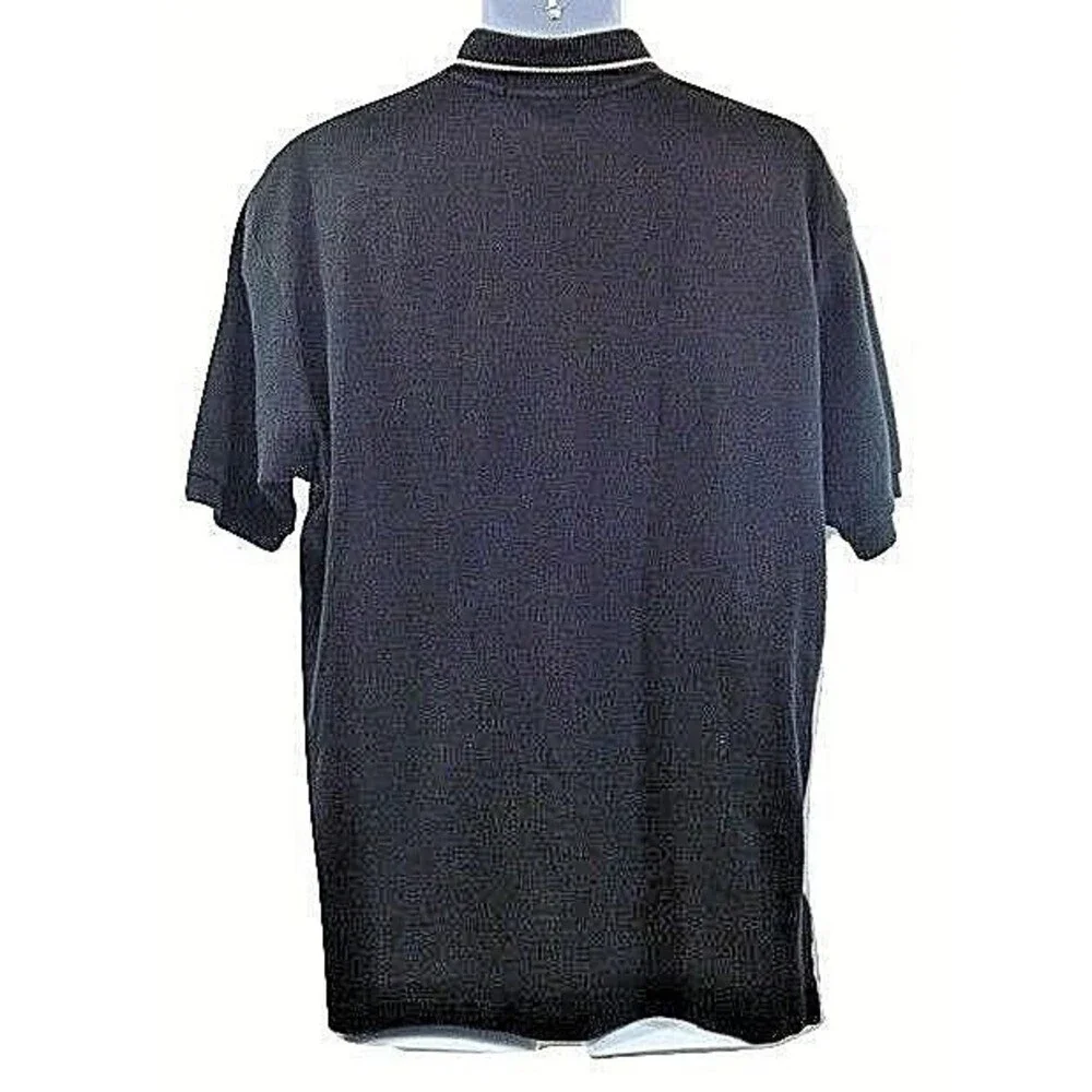 Ralph Lauren Polo Sport Golf Shirt Black Pullover Mens Size M